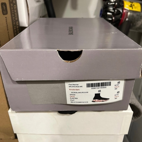 Balenciaga Speed Trainers Red Grafitti - Picture 12 of 12